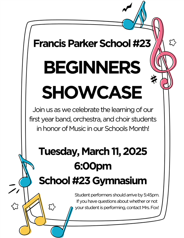 Beginners Showcase Concert